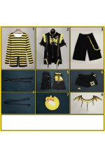 2XXT Cosplay Vtuber Uzuki Kou Devil's Nightmare Cosplay Costume